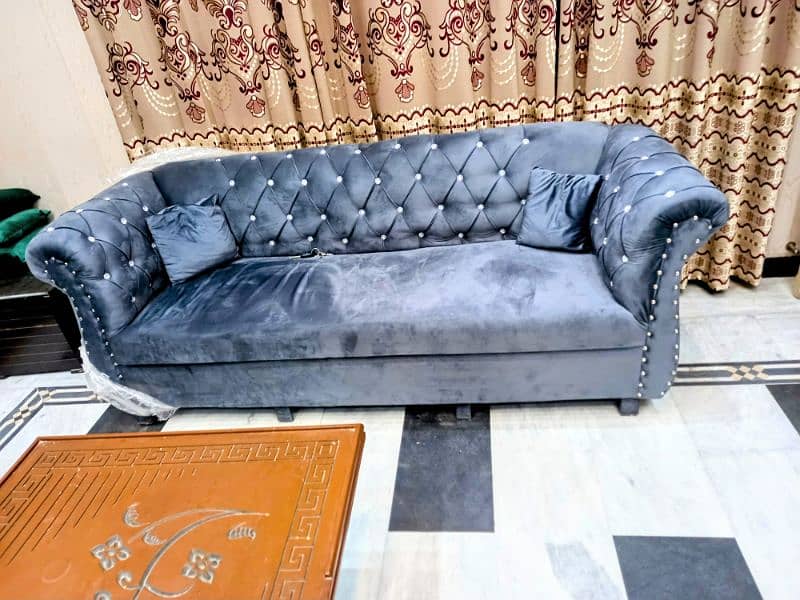 Brand New 5 seater Sofa set never used solid wood Structure 4