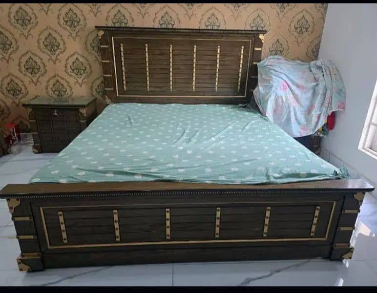 100 PERCENT Wooden bed for sale 1