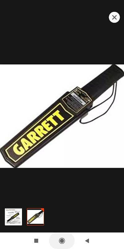 Metal Detector Garrett Super sports Scanner equipment Body Scanner 11