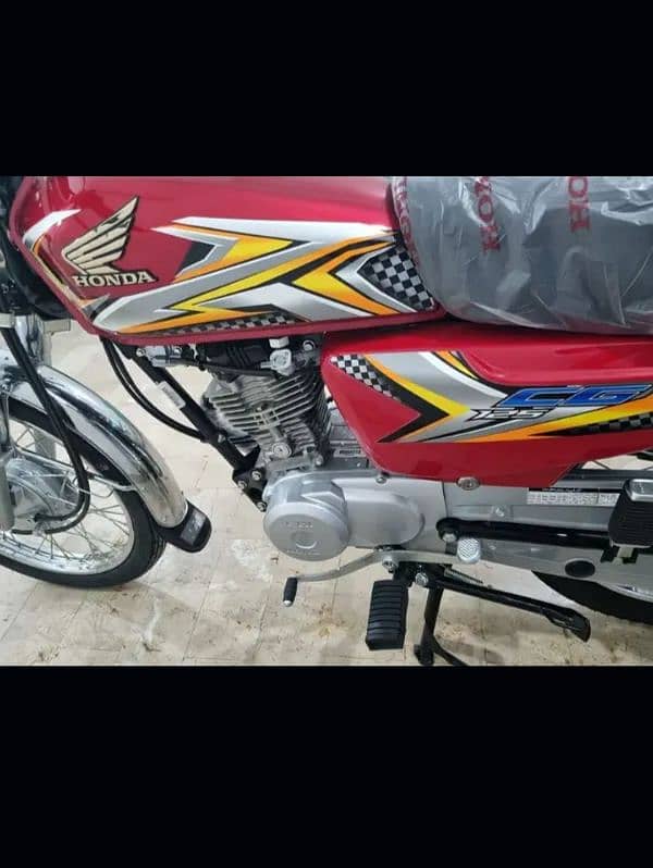 Honda CG125 Red 2025 2