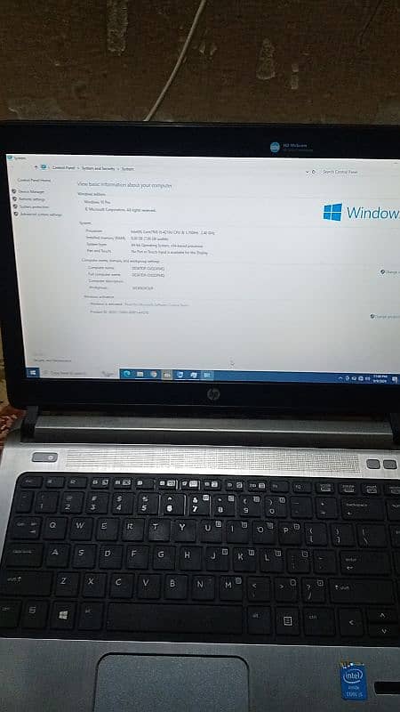 Hp Laptop i5 4th generation 8GB 128GB SSD 2