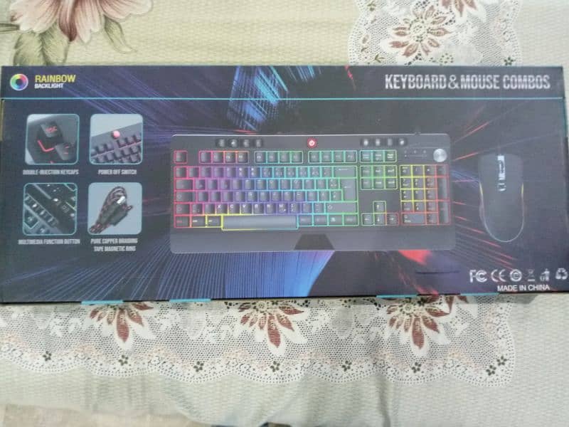 Semi Mechanical Gaming Keyboard and Mouse For Sale 1