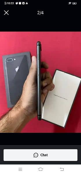 iphone 8 plus 256 GB with full box WhatsApp number 03417057463 1