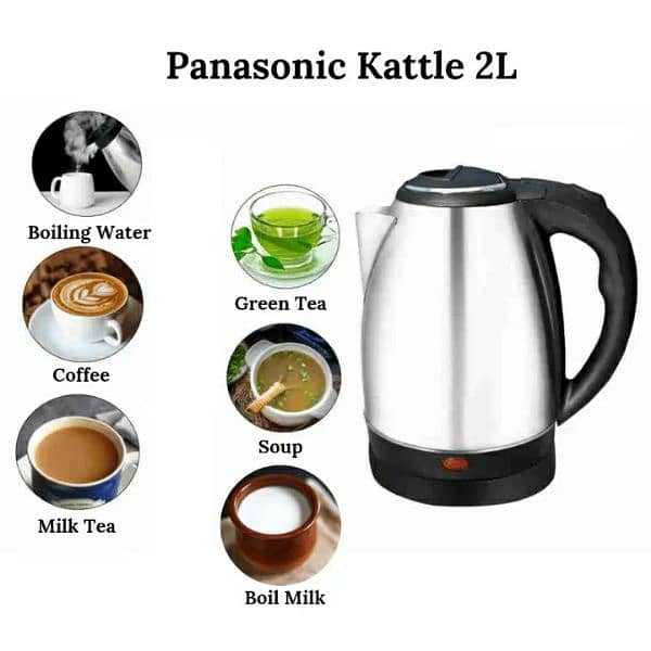 Panasonic Electric Kattle 2L, Branded Easy To Use Cost Efficient 0