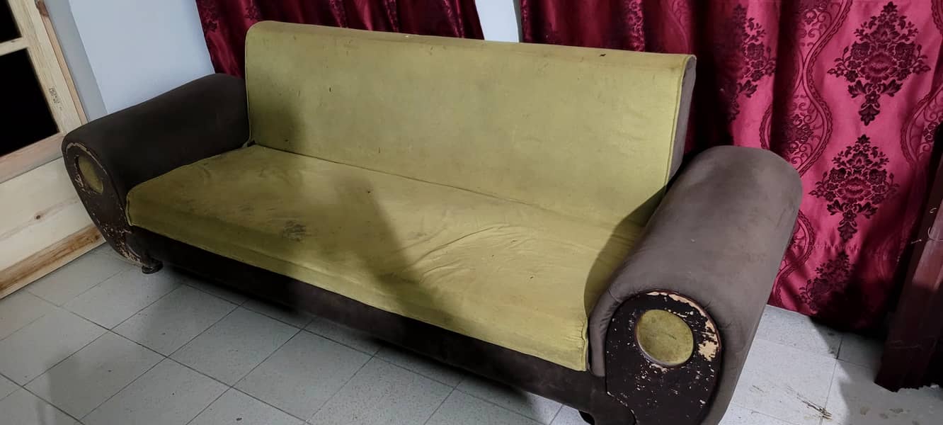 sofacumbed and jhola for sale in 8/10 condition 3