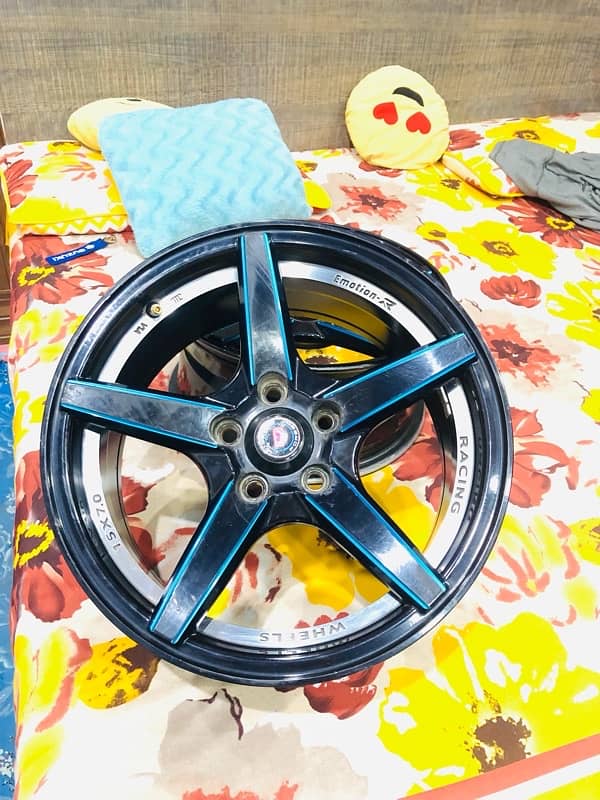 Sports Alloyrims Imported 15 inch size for sale 2