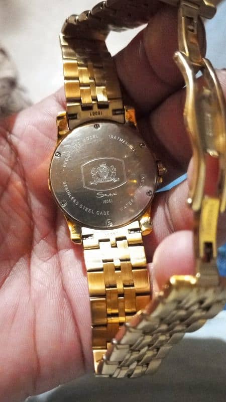 Festina Watch Gold Plated Multifunction Lush condition 5