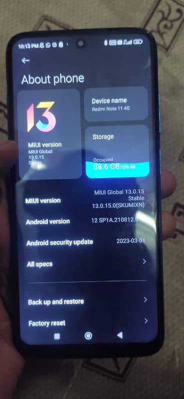 redmi note 11 8gb ram 256gb storage 5