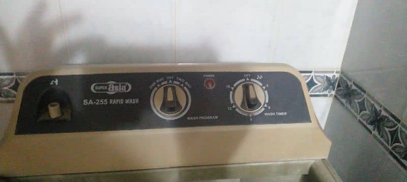 Super Asia SA-255 Rapid Wash Washing Machine in Good Condition 0