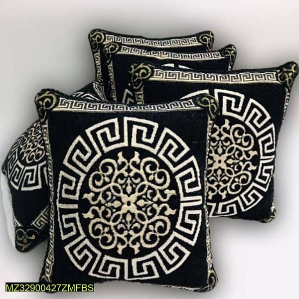 velvet cushion 5 pieces free home delivery 3