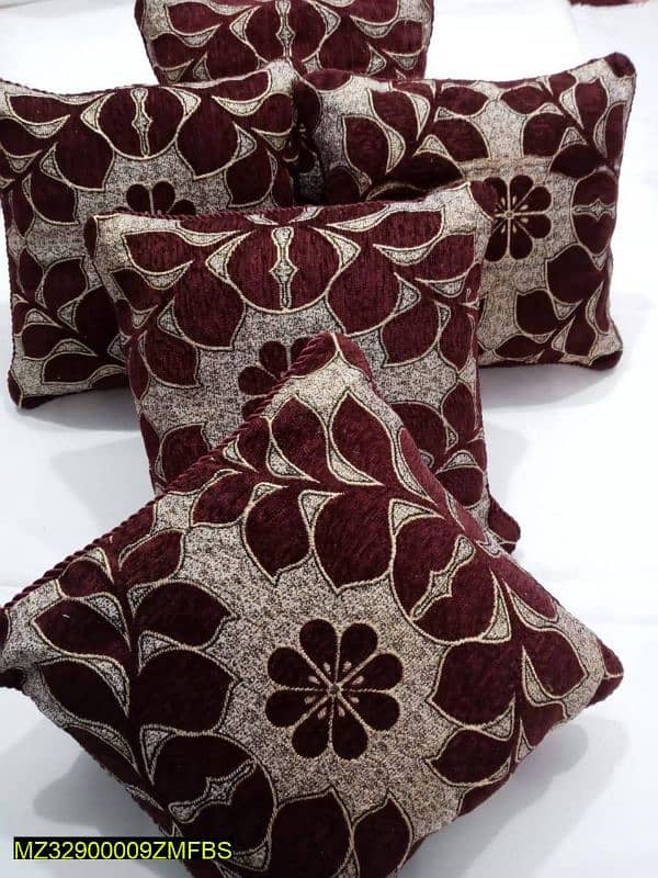 velvet cushion 5 pieces free home delivery 5