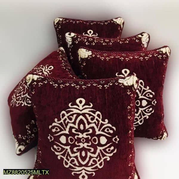 velvet cushion 5 pieces free home delivery 6