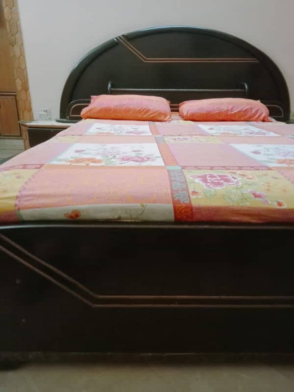 pure wooden bed for sale 2