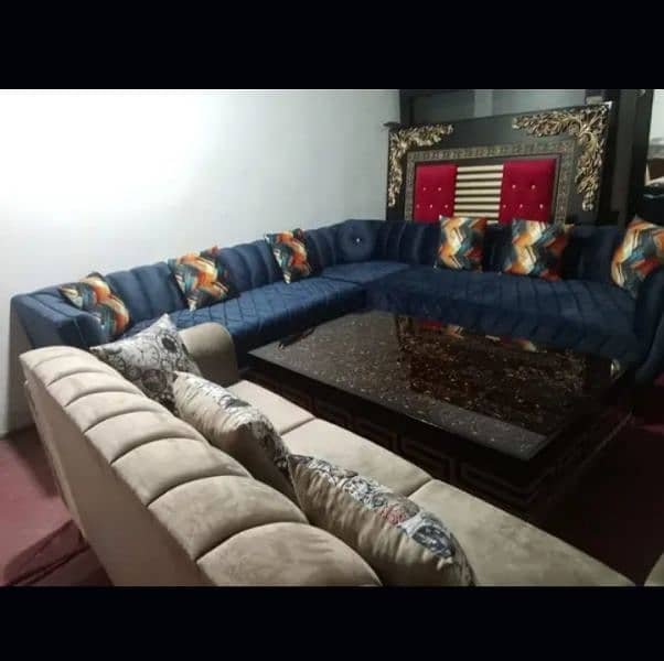 new sofa set, poshish, L shaped sofa, sofa 4