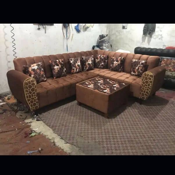 new sofa set, poshish, L shaped sofa, sofa 11