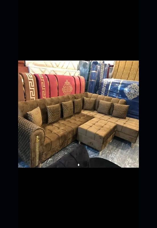 new sofa set, poshish, L shaped sofa, sofa 17