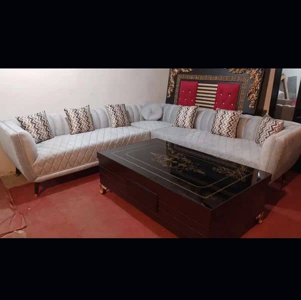 new sofa set, poshish, L shaped sofa, sofa 14