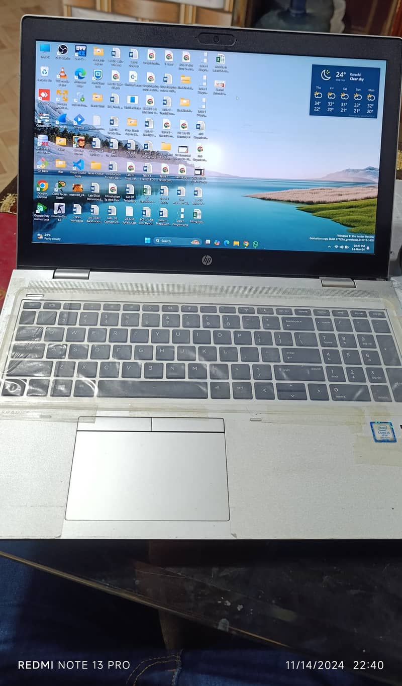 HP PROBOOK 650 G4 CORE i5 8th GEN 16GB DDR4 / 256 SSD (M2) 0