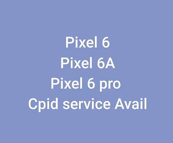 Google Pixel 6 series 0