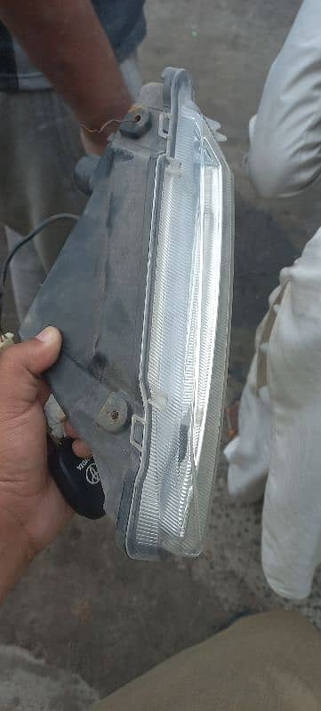 Day light toyota yaris bumper fitting 5