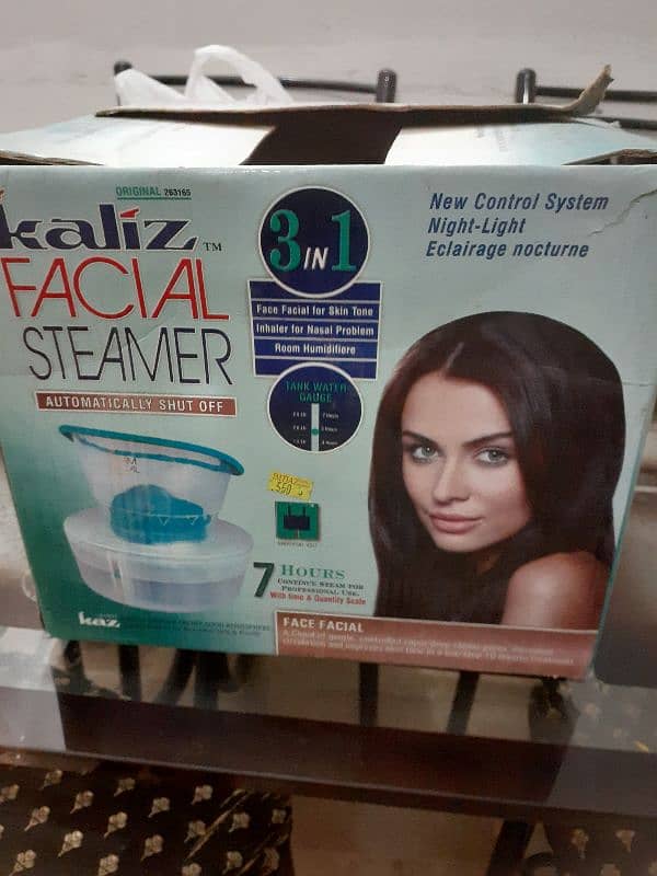 New Kaliz  Facial Steamer  3 in 1 1