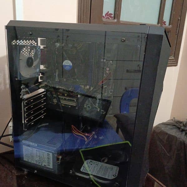 Used Gaming pc i5 3rd gen 2gb card and 4gb ram with rgb case 4 fans 0