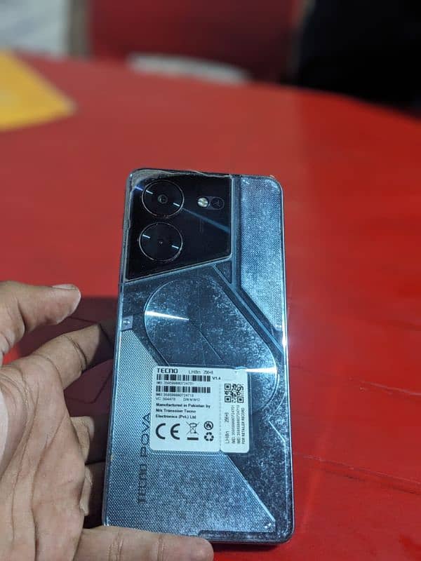 tecno pova 5pro 5G with box n charger 2