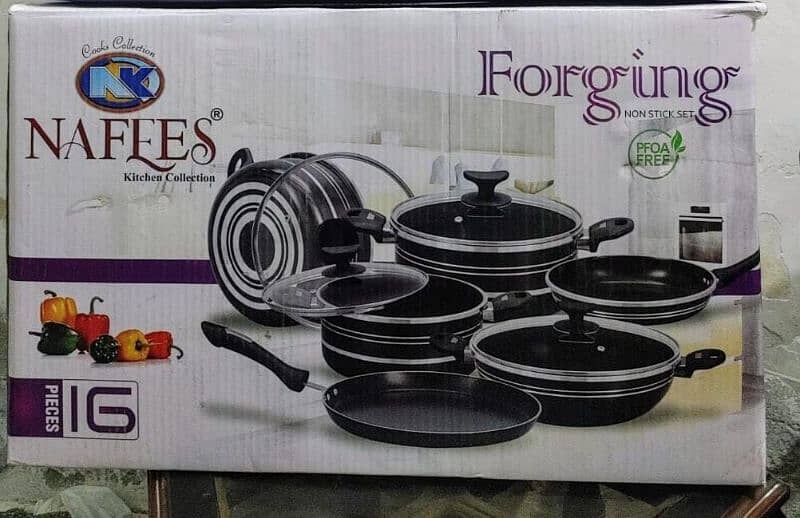 Premium 16 peice non stick set 1