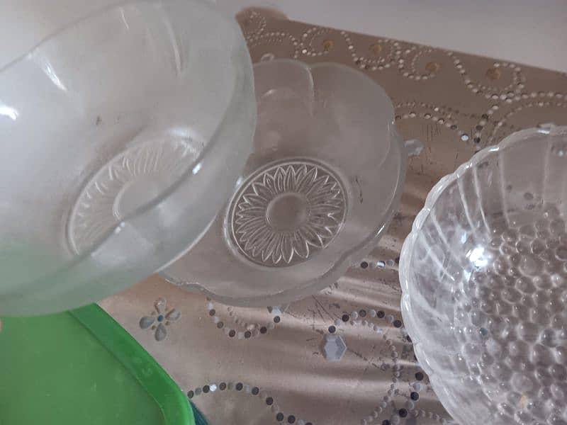 Glass dinner set imported for sale 7