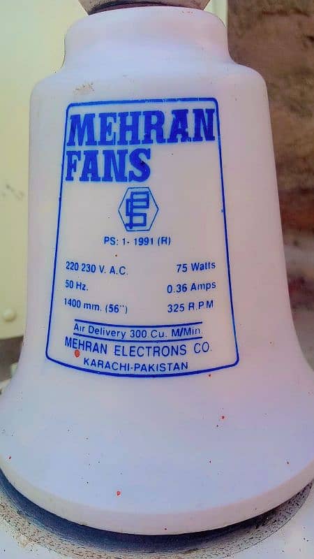 mehran electronics fan for sale 1