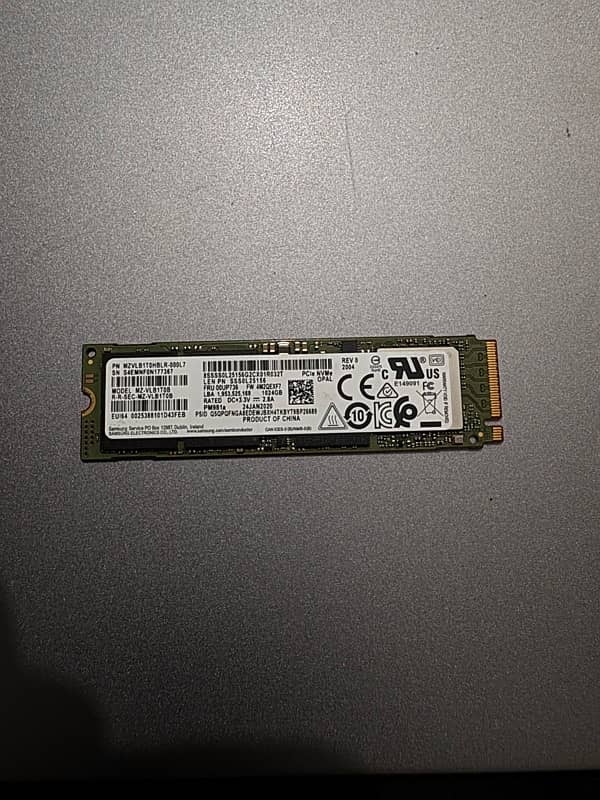 Samsung NVME 1tb 1