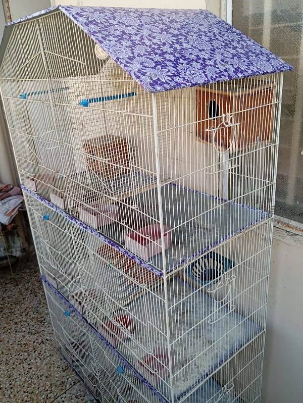 Birds 6 portion cage 0