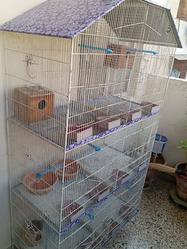 Birds 6 portion cage 2