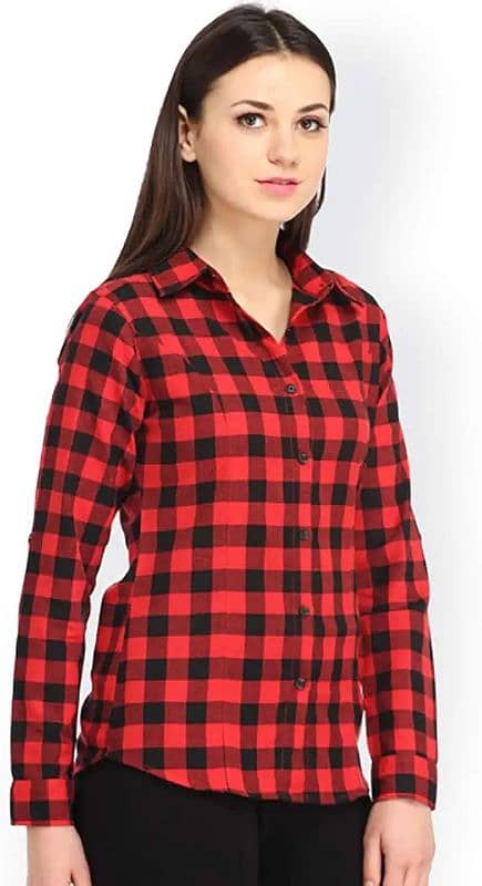 Red & Black Flannel shirt 1