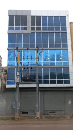 Dha Ph 2 | BrandNew 1020 Sqft Office Floor | 3 Side Corner | Lift | Glass Elevation | Ample Car Parking | Near Park & South Park Ave / Khe Ittehad | Opp Blue Ribbon Bakers | Reasonable Rent | Ideal For Software House, IT Comp, Entreprneur |