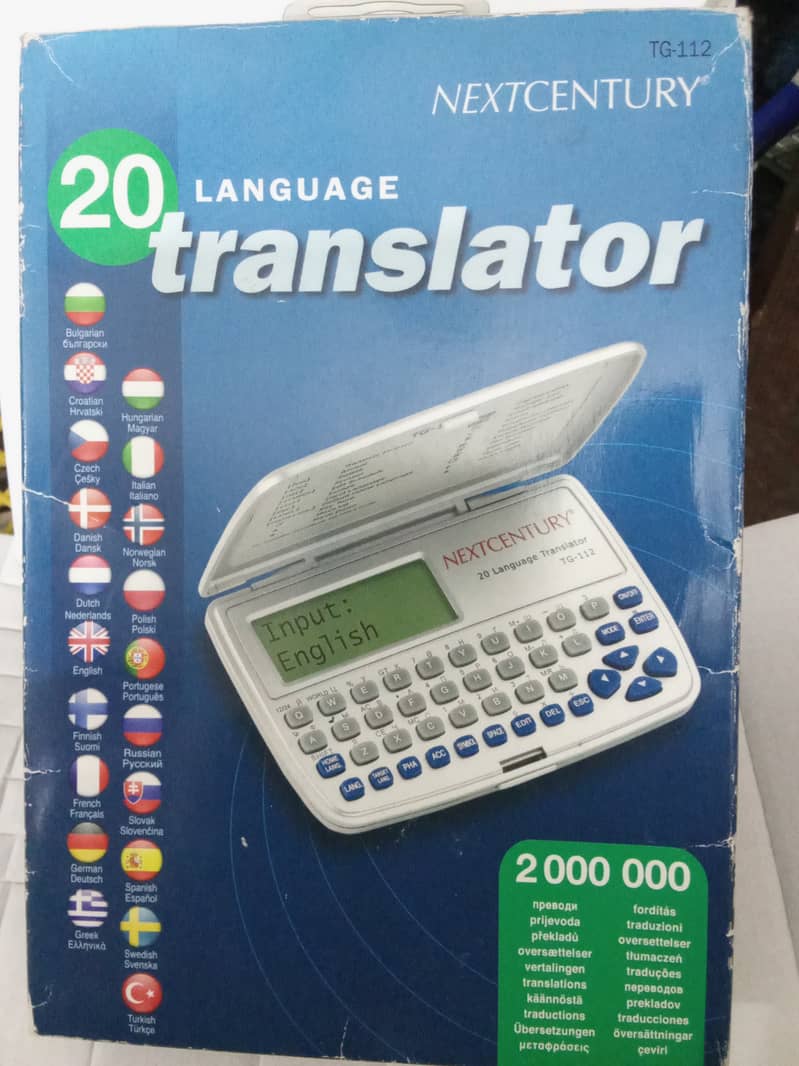 Franklin TG-112 Next Century 20 Language Translator - Great Condition! 0