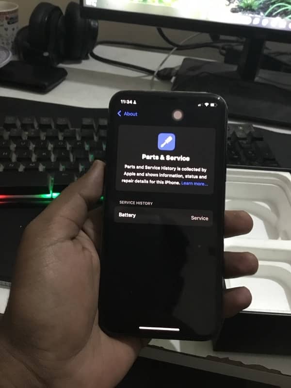 iphone 11 pro 256gb green Dual sim Pta approved 3