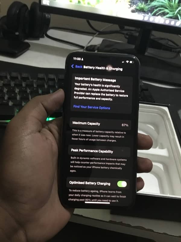 iphone 11 pro 256gb green Dual sim Pta approved 4