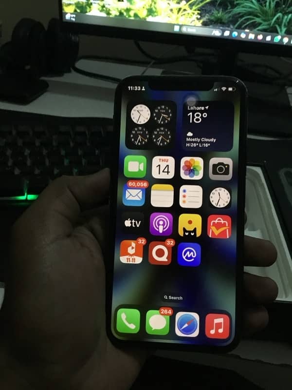 iphone 11 pro 256gb green Dual sim Pta approved 8