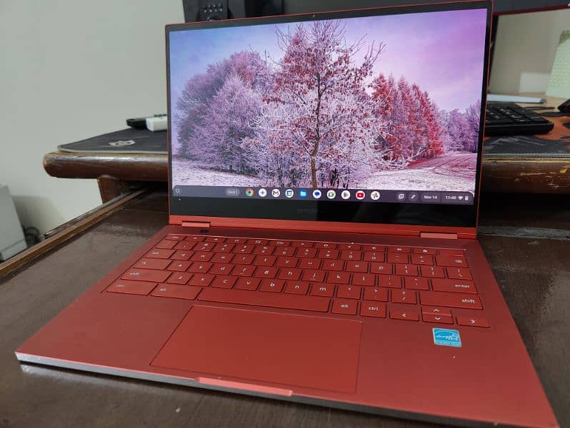 Samsung chromebook  4k screen in very unique color and 360 foldable 0