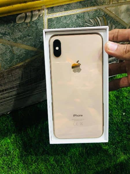 iphone xs max 256 GB gold color 4