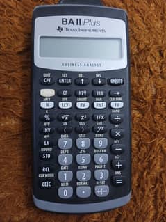 Financial calculator Texas Instruments BAII professional