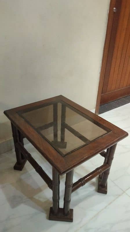 CENTRE TABLE SET (pure sheesham wood) 2