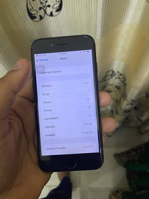 iphone 7 ::::10/9 condition :;128gb pta approved all ok 6