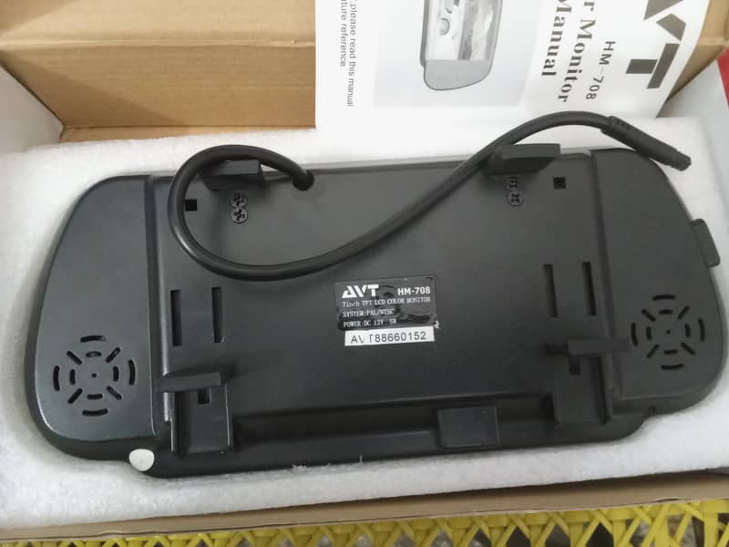 AVT HM-708 TFT کلر مانیٹر برائے ریئر ویو کیمرہ - بالکل نیا حالت میں 3