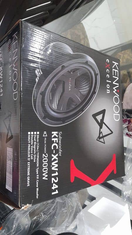 Kenwood subwoofer 12 inch double coil double magnet 6