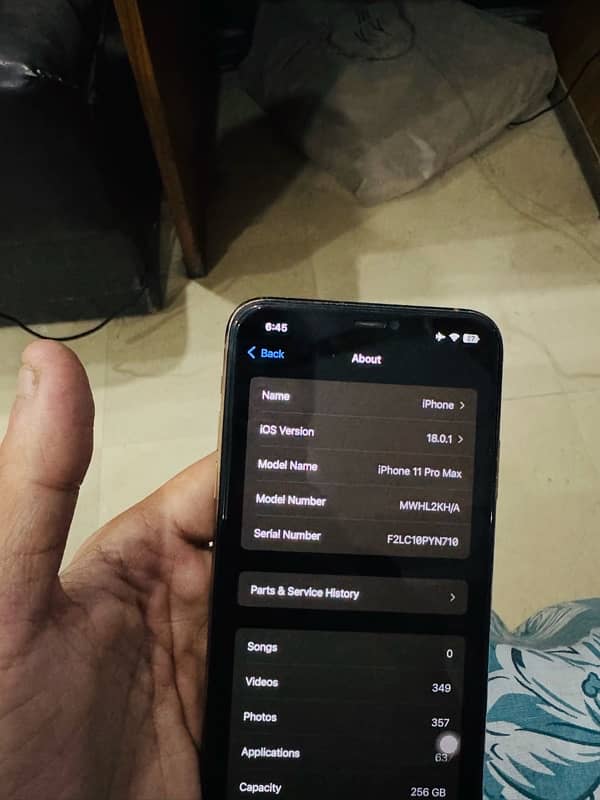 iphone 11 pro max pta proved  256gb 1