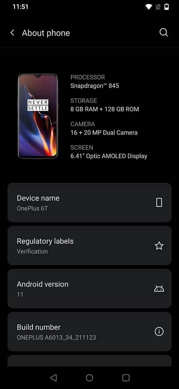 One Plus 6T 8/128gb Gaming Phone Non Pta 1