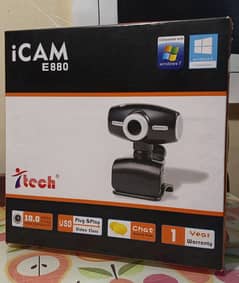 iCam E880 Web Cam with Built-in Microphone - Excellent Condition