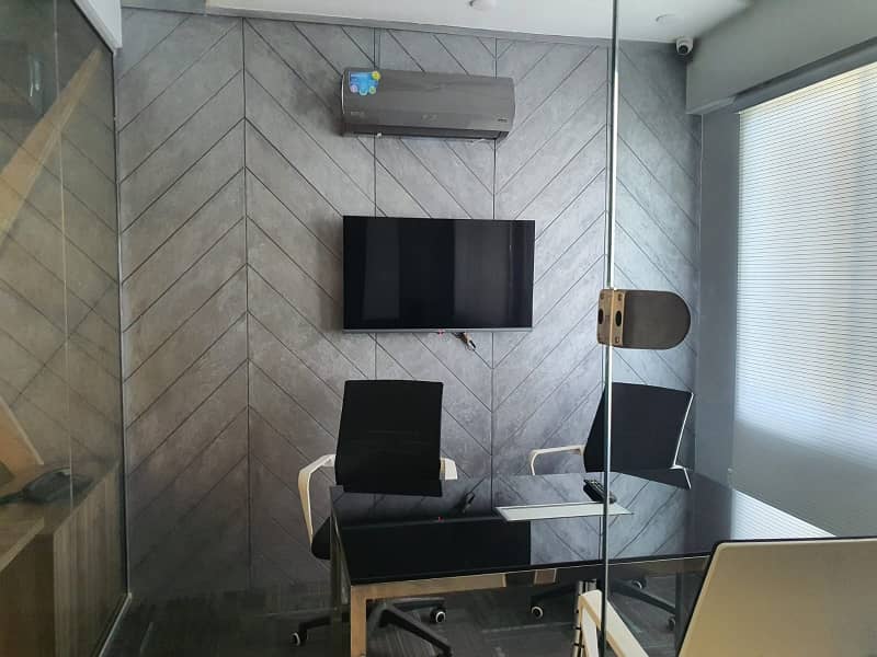 VIP LAVISH FURNISHED OFFICE FOR RENT WITH LIFT 12